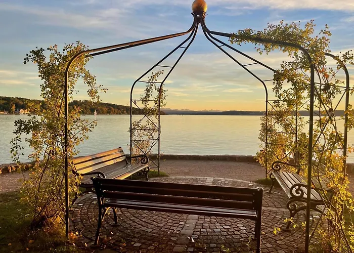 Helle Gartenwohnung, 2 min zum See, in Herrsching