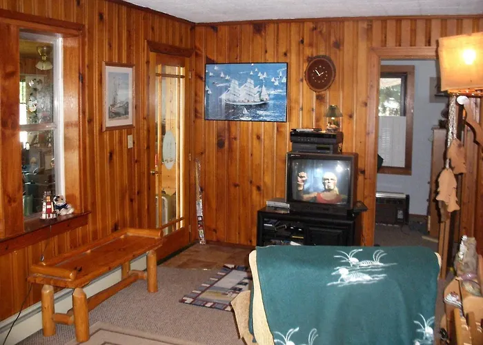 Rustic Lakefront Cottage Rental For Four On Randall Lake, Michigan