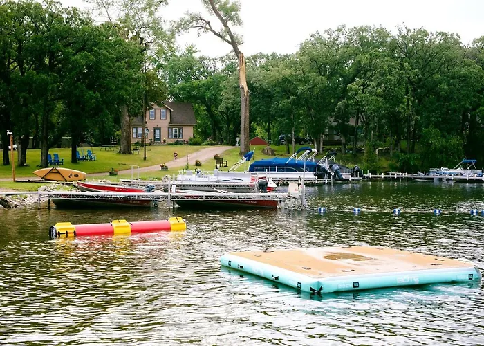 Cute Lakeside Cabins For Glamping Stays In Fergus Falls, Minnesota