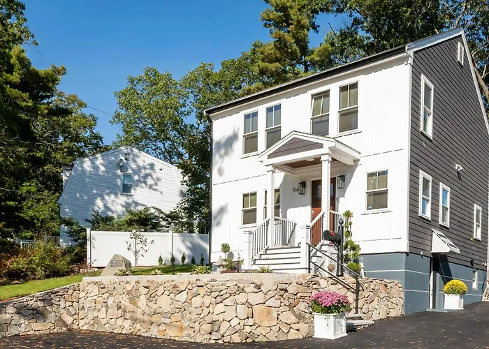 Elegant 4Br Home Yard 4 Parking In Dedham
