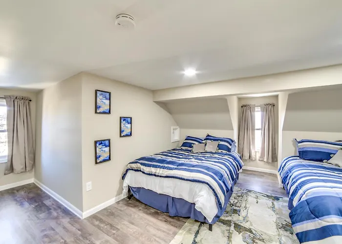 All-Season Seney Home W/ Private Yard & Fire Pit!