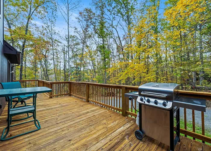 Sqyrls Nest - Hot Tub, Pet Friendly, Screen Porch, Grill, Wifi, Fire Pit, Deck, View, Family Friendly, Game Room, Shuffle Board, Wood Stove