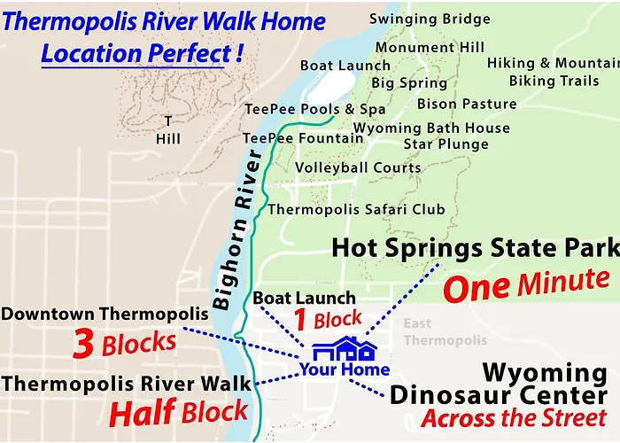 Let's Go Wyoming: Riverfront Retreat at Hot Springs State Park