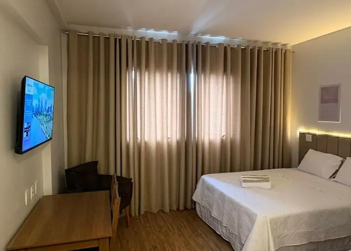 Helbor Stay Gonzaga - Suite Moderna A 5 Min Da Praia
