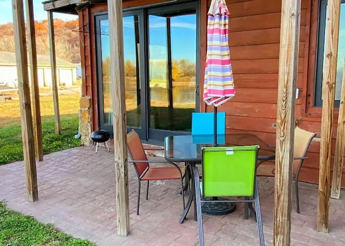 Waterfront Sunset Cabin With Patio And Firepit 2 Bdrm