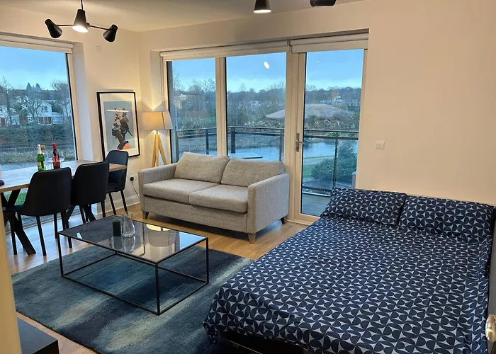 Luxurious Entire Guest House With Grand Living Space And Panoramic Balcony Views