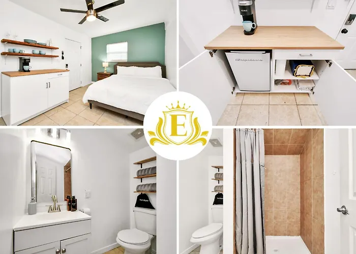 Cozy Ministudio With Queen Bed Coffee