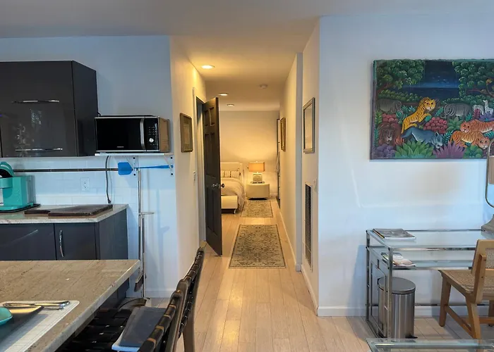 One Bedroom With Modern Kitchen, Balcony With Water View