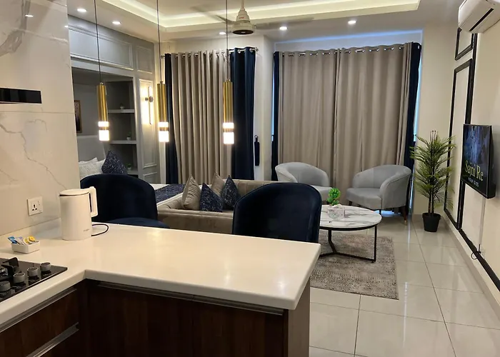 Elysium Tower Serviced Apartments With Classic Interiors Opposite Centaurus Mall Islamabad