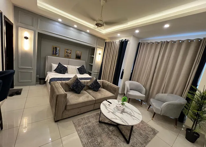 Elysium Tower Serviced Apartments With Classic Interiors Opposite Centaurus Mall Islamabad