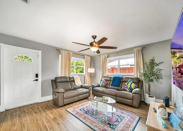 Heated Pool Spa Bbq 10 Ppl Near Beach & Downtown