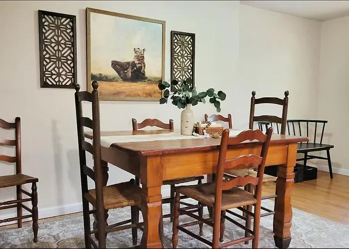 Walkable Pet Friendly Black Mountain Bungalow W Fenced Yard