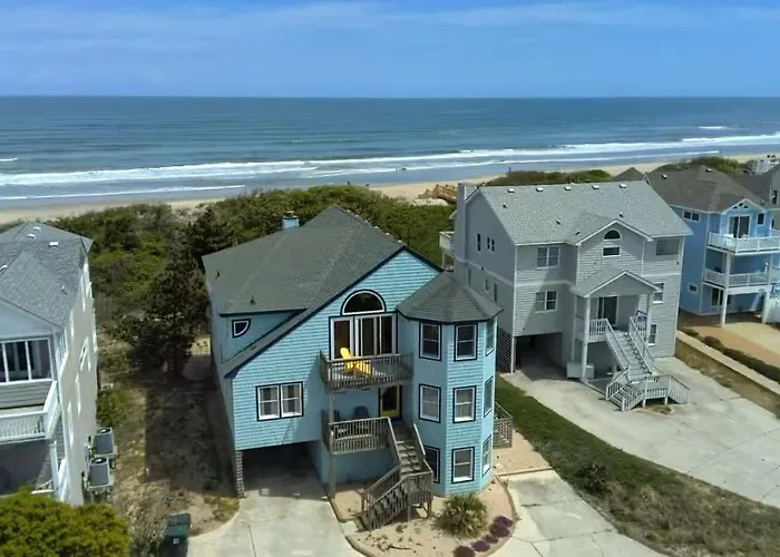 Terning Point - Corolla, Crown Point, Oceanfront, 20 Yds To Beach, Ocean View, Pool, Hot Tub, Pets Ok
