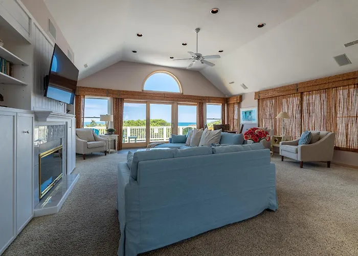 Terning Point - Corolla, Crown Point, Oceanfront, 20 Yds To Beach, Ocean View, Pool, Hot Tub, Pets Ok