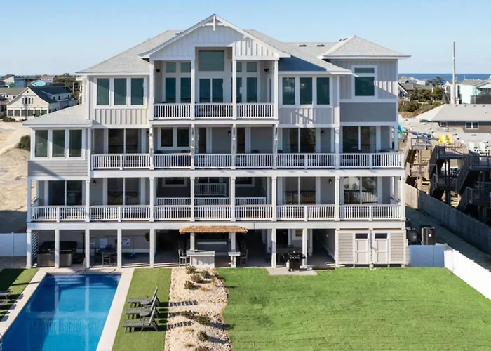 Skydance 10 Bedroom Oceanfront Home At Hatteras Island Reserve