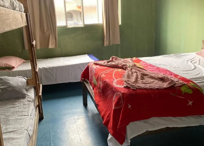 Quarto simples no centro