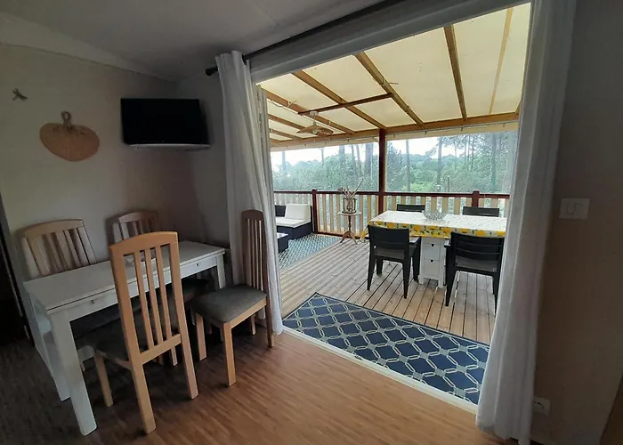Maison mobilhome sans vis à vis au calme et en hauteur
