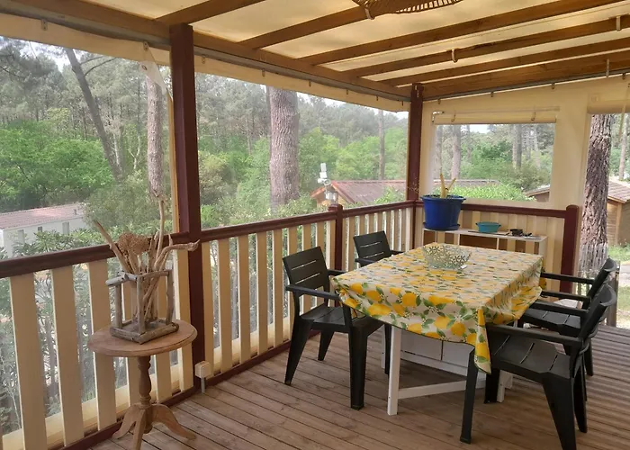 Maison mobilhome sans vis à vis au calme et en hauteur