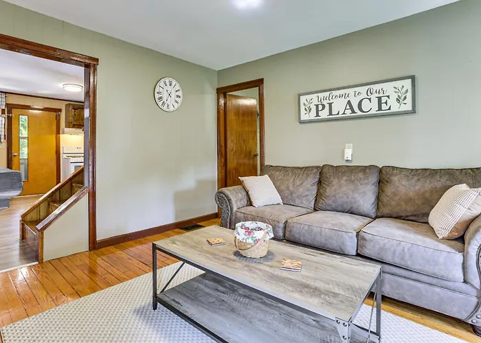 Game Room + Patio: Hilltop Home In Hocking County
