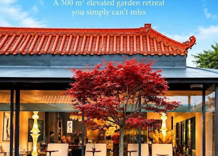 Terra Art Zen Hotel With Rooftop Zen Garden, Veggie Dining,Pick-Up Service,English Speaking,Free Laundry