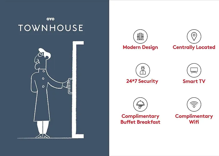 Townhouse Metro Inn Residency Near Iskcon Temple Noida