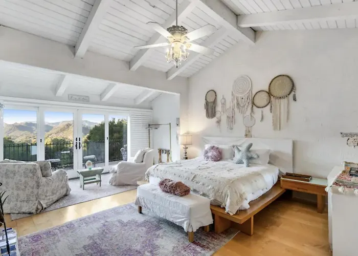 Boho Chic Malibu Retreat Estate Salt Pool Yoga