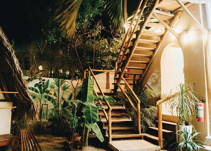 Casa Balam Holbox, 6 Boutique, Beach-Style A-Frame Cabanas, Fully Equipped Shared Outdoor Kitchen, Self Check In