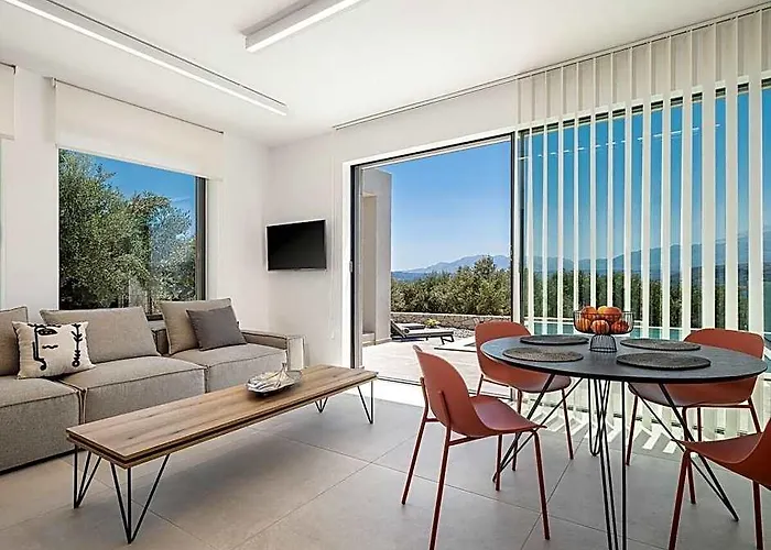 Modern Villa With Sea And Mountain Views