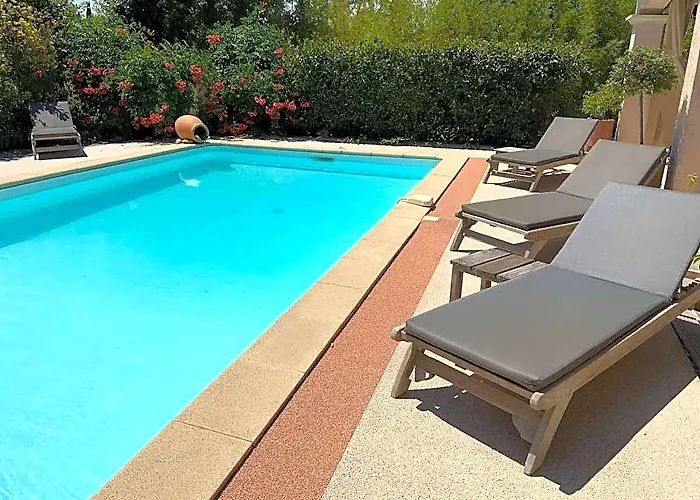 Villa With Ac Private Heated Pool, Fitness Near Cannes, Frejus,