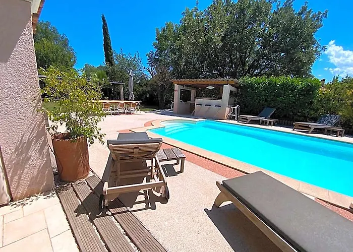 Villa With Ac Private Heated Pool, Fitness Near Cannes, Frejus,