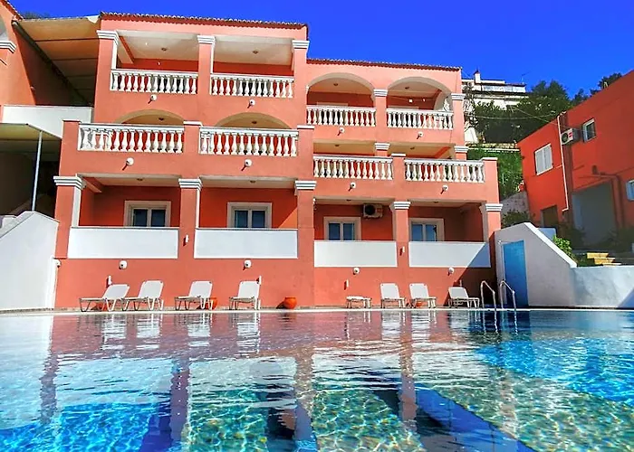 Paradiso Hotel Corfu Sea View Apartments With Pool In Ipsos