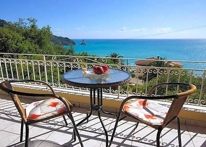 Natalia Apartment B With Panoramic Sea Views Of Agios Gordios Bay
