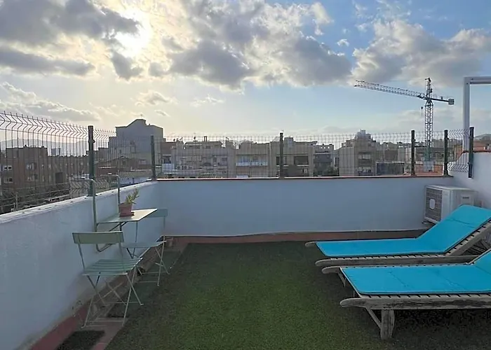 Private Double Room In A Shared Penthouse With Patios
