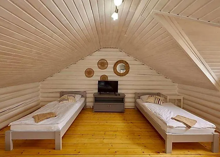 Domy Z Bala Przy Plazy- Domki Klimatyzowane - Jacuzzi, Sauna, Lody, Popcorn, Ryba Wedzona I Ognisko Gratis-Od Maja!