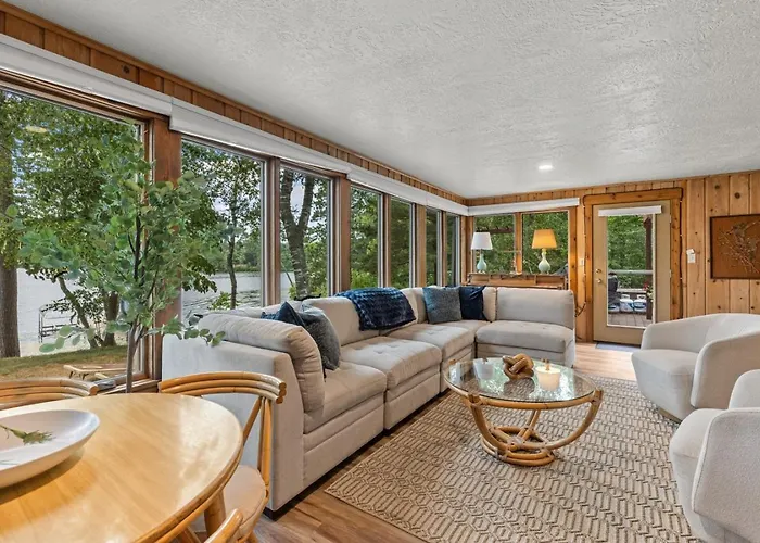 Lakefront Brainerd Cabin W Deck, Fire Pit