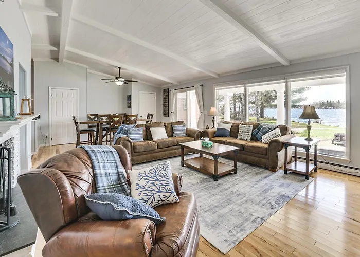 Spacious Getaway W/ Beach & Views On Otsego Lake!