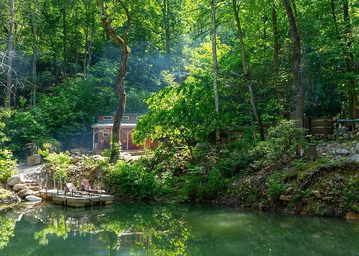 Tiny Fox Pond Side Retreat With Forest Views