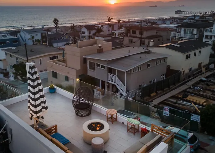 Steps To The Best Beach In La Rooftop Deck Wow!