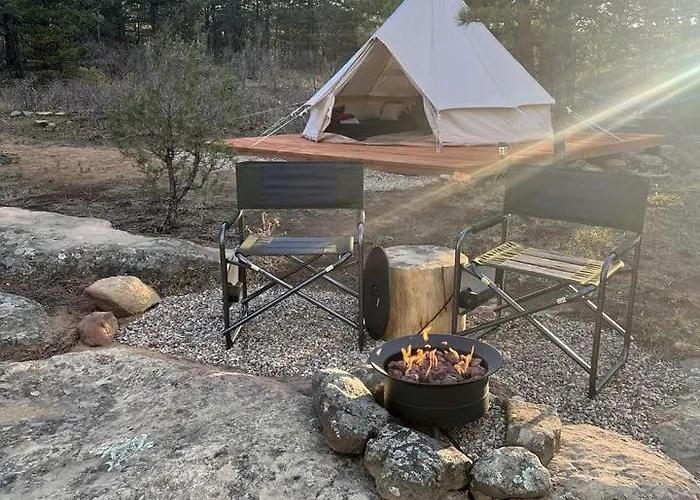 Private Bell Tent With Amazing Stargazing In Colorado