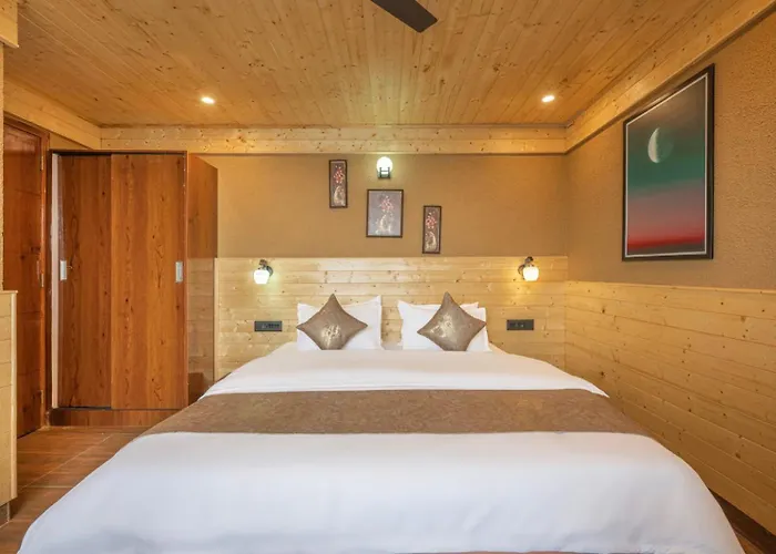 The Charvi Resort I Wooden Rooms With Pvt Balconies L Vacations I Conference I Mice I Family Events I Open Air Terrace I Sky Bonfire I Kufri Shimla By Exotic Stays