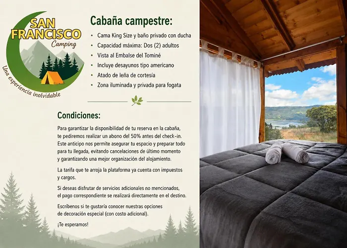 Camping San Francisco - Cabaña, Teepee&Zona de Camping