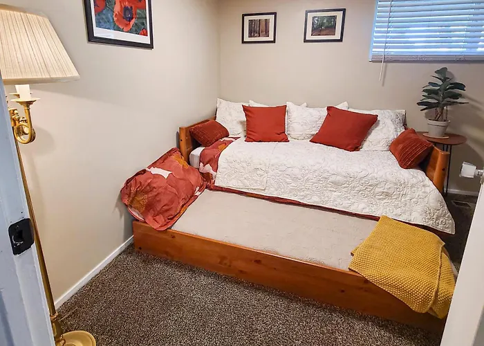 Mid-Century Modern Basement Apartment & Retro Game Room