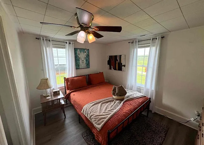 Peaceful Country Retreat With Private Backyard & Fire Pit Near Elkin & Stone Mountain State Park, Nc