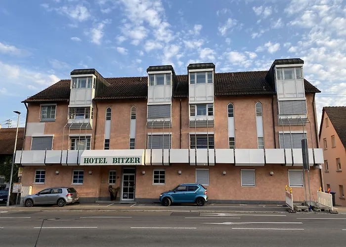Hotel Bitzer Backnang Zentrum 24h Check In Frühstück zubuchbar gratis Parkplätze